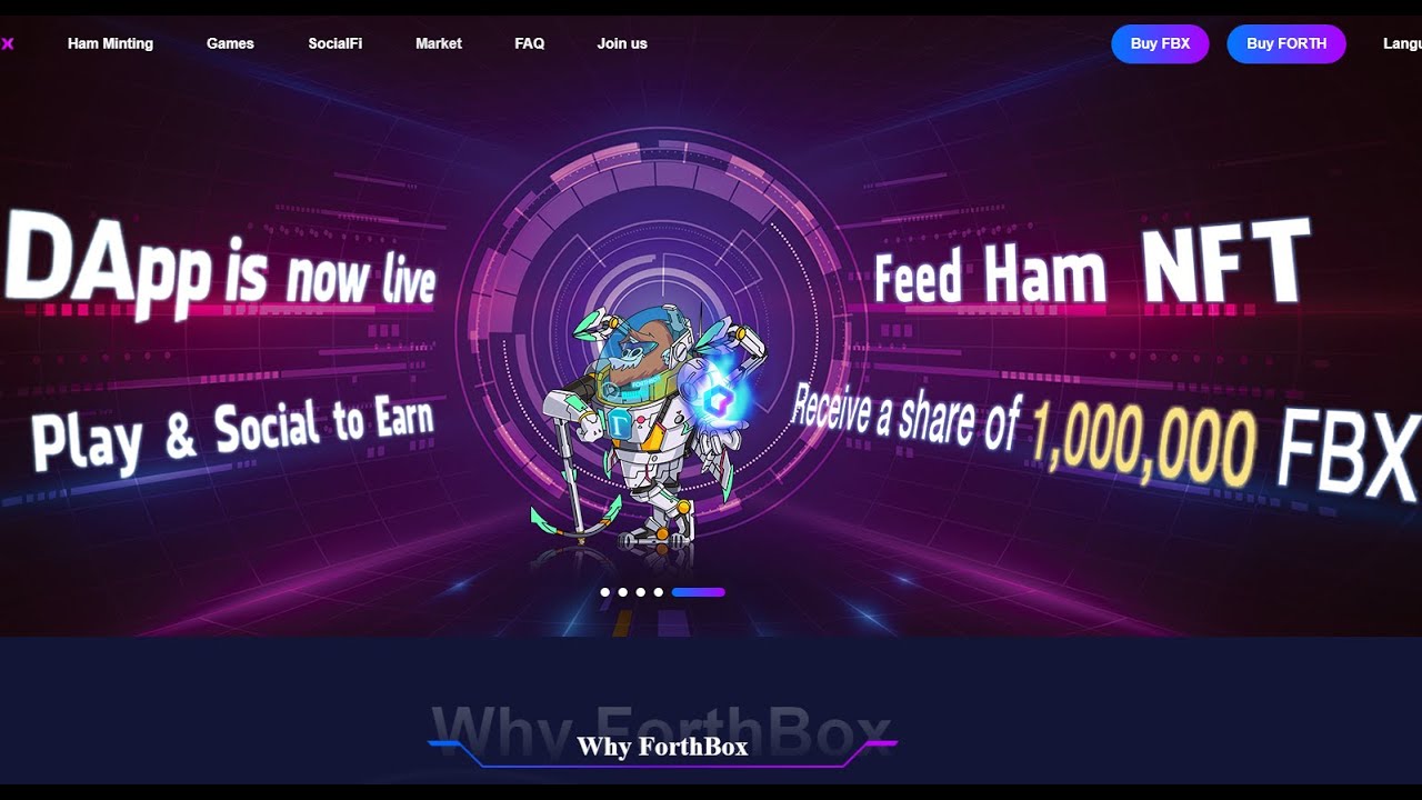 ForthBox - это платформа сервисов агрегации GameFi полной категории