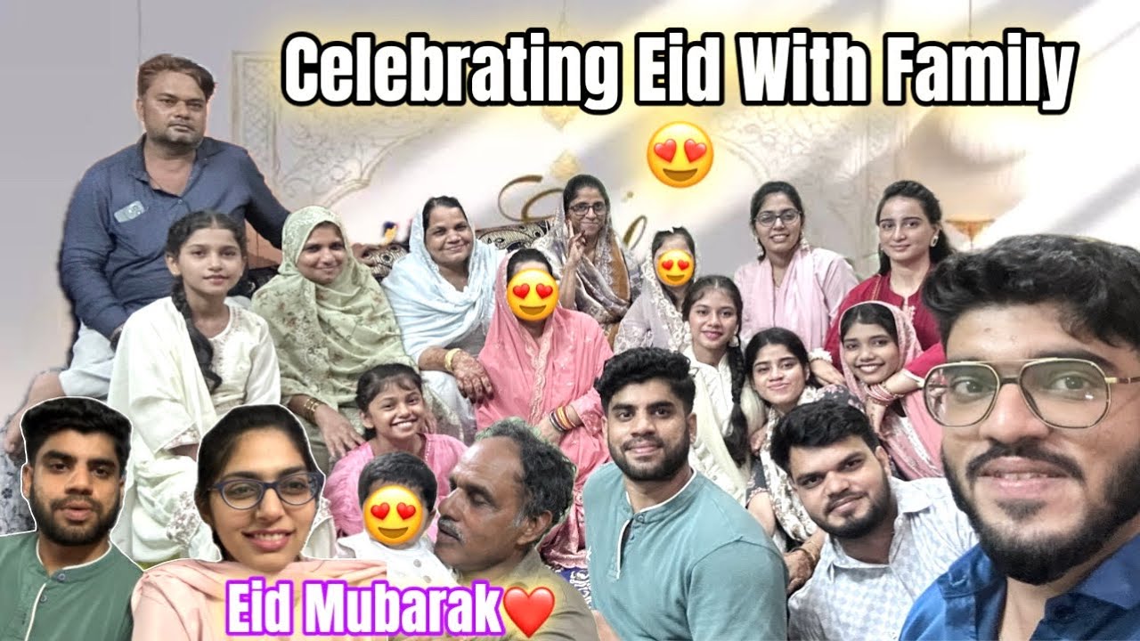 Family Ke Saath Eid Celebrate Kiye😍 Reeda Se Milne Aai Poori Family❤️ @HudaDIYvlogs