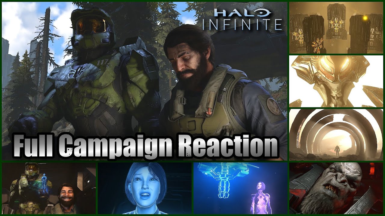 Halo Infinite - Full Campaign Reaction and Playthrough! All Cutscenes and Boss Encounters | SuperCut