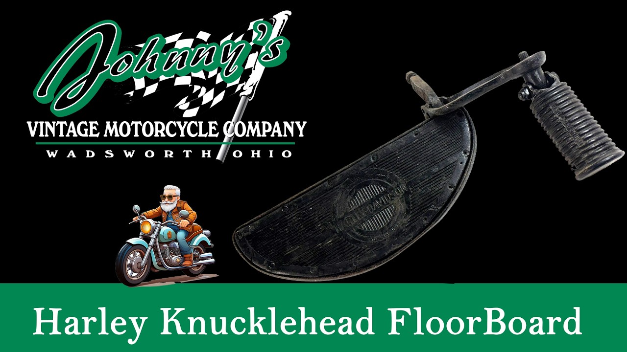 Оригинальная подножка Harley Knucklehead Panhead с подножкой Bud Peg.