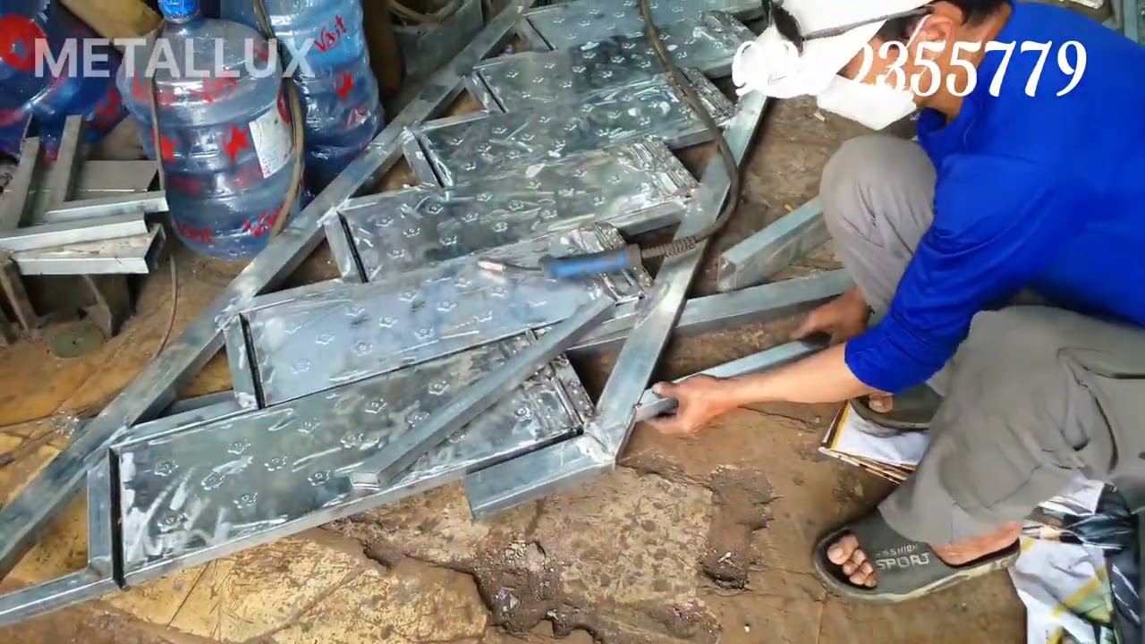 Cách làm một chiếc cầu thang xếp gọn #metallux