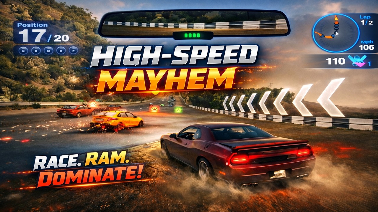 INSANE Comeback from P17! 😱 High-Speed Mayhem Race | BGamer