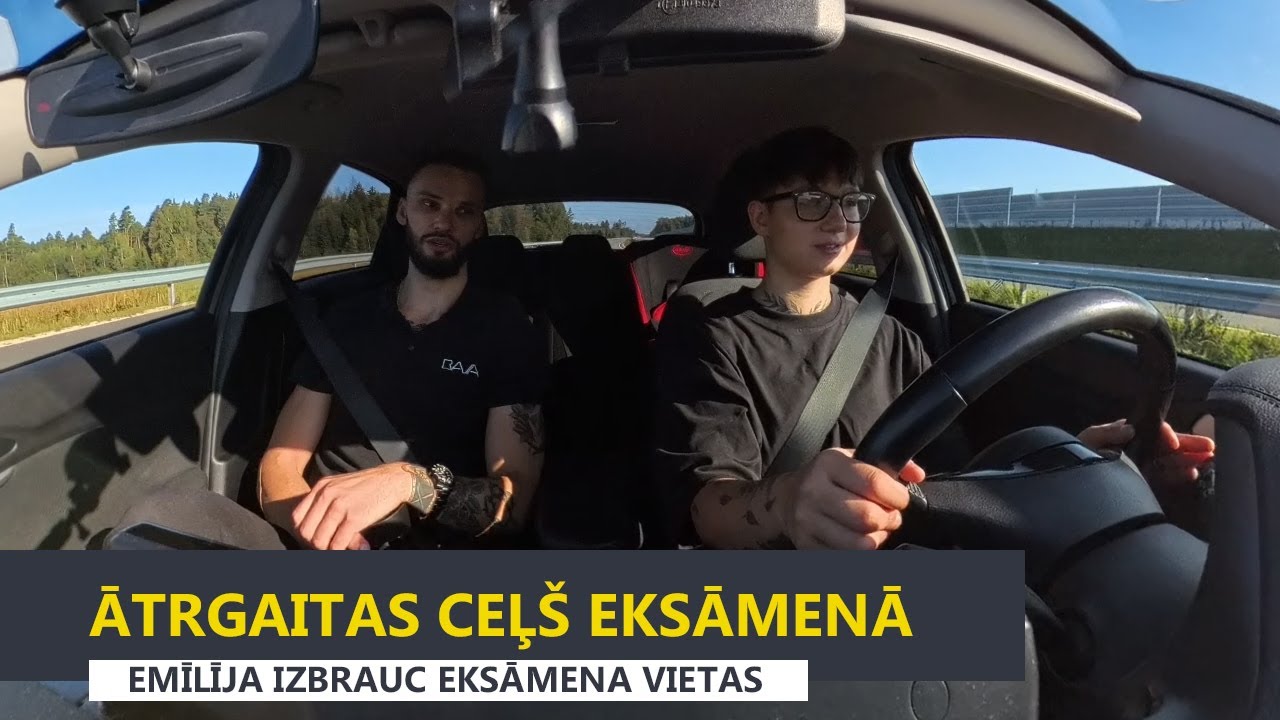 CSDD brauk&scaron;anas eksāmens pa ātrgaitas ceļu | Svarīgi zināt