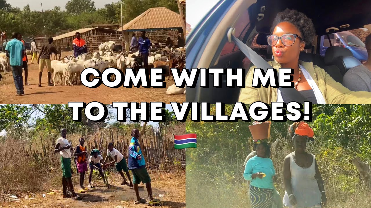 COME WITH ME TO BLACK ACRES OF THE GAMBIA! | SIFOE VILLAGES, RURAL AREAS, RELAXING GAMBIA VLOG 🇬🇲