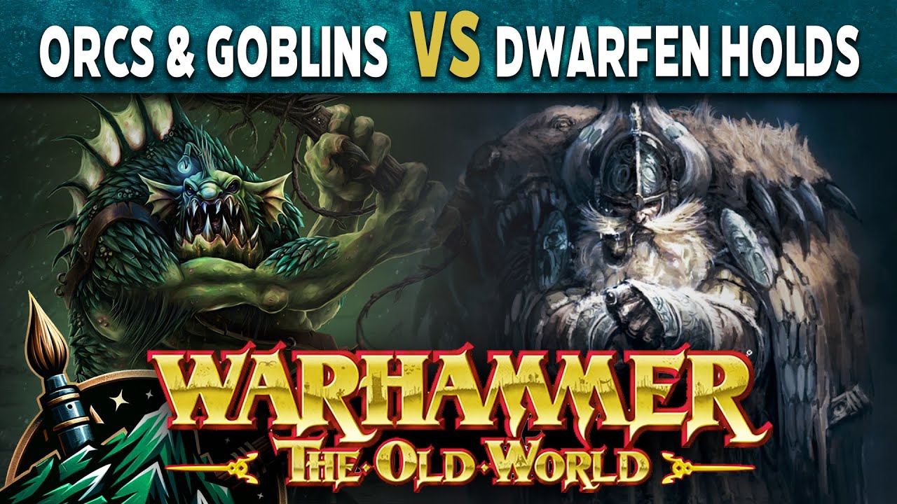 Orcs & Goblins vs Dwarfen Holds - Warhammer The Old World Live Battle Report