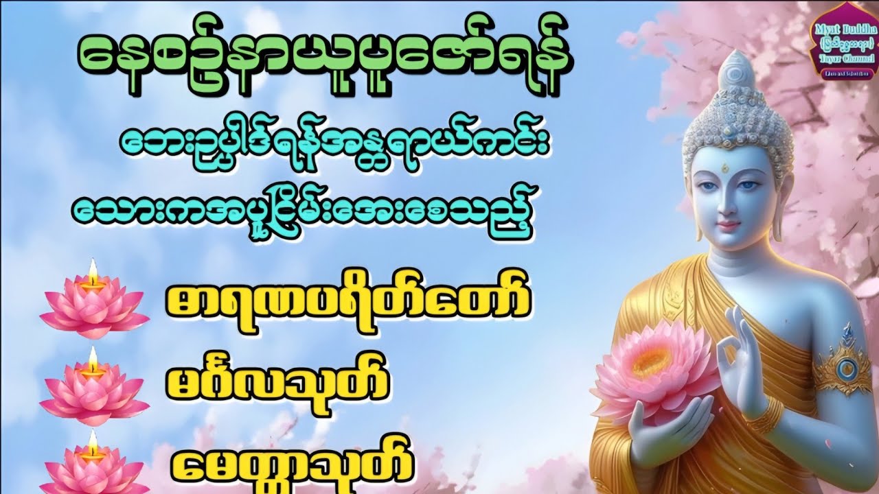 ဓာရဏပရိတ်တော်#မင်္ဂလသုတ် #မေတ္တာသုတ်#တရားတော်များ #ပရိတ်ကြီး #buddha #tayar #dhamma #views 