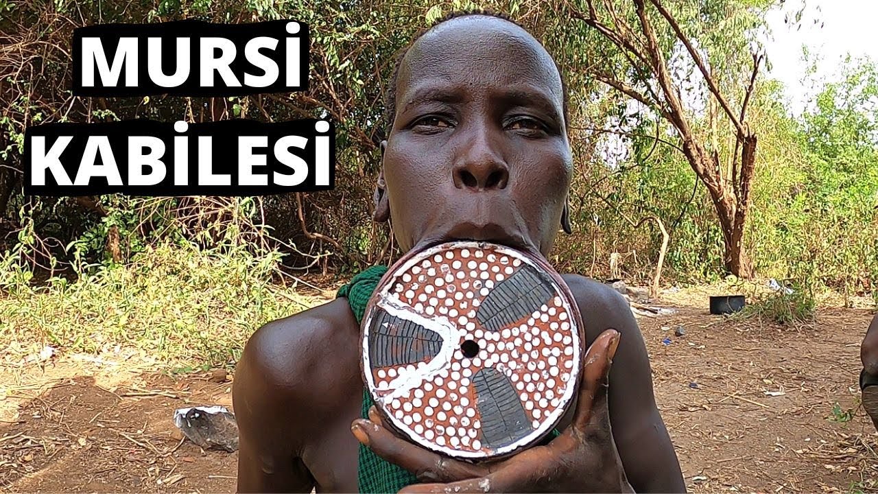 Etiyopya Mursi Kabilesinde Bir Gün ~ Dudaklarına Plaka Takan Kadınlar 🇪🇹