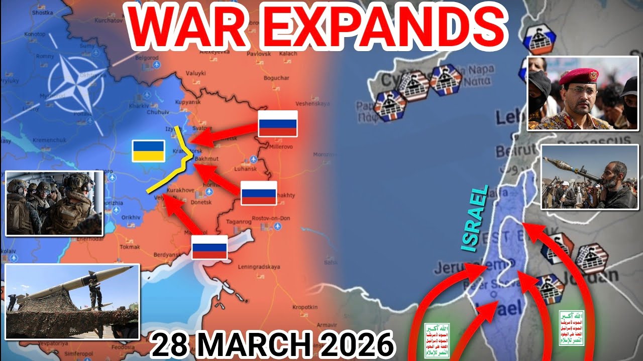 Russia Pushes Forward in Siversk | Houthis Enter War With Missile Strikes on Israel [28 March 2026]