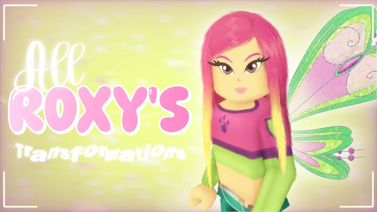 REALM OF LIGHT - ALL ROXY'S TRANSFORMATIONS🐾 | WINX CLUB ROBLOX✨