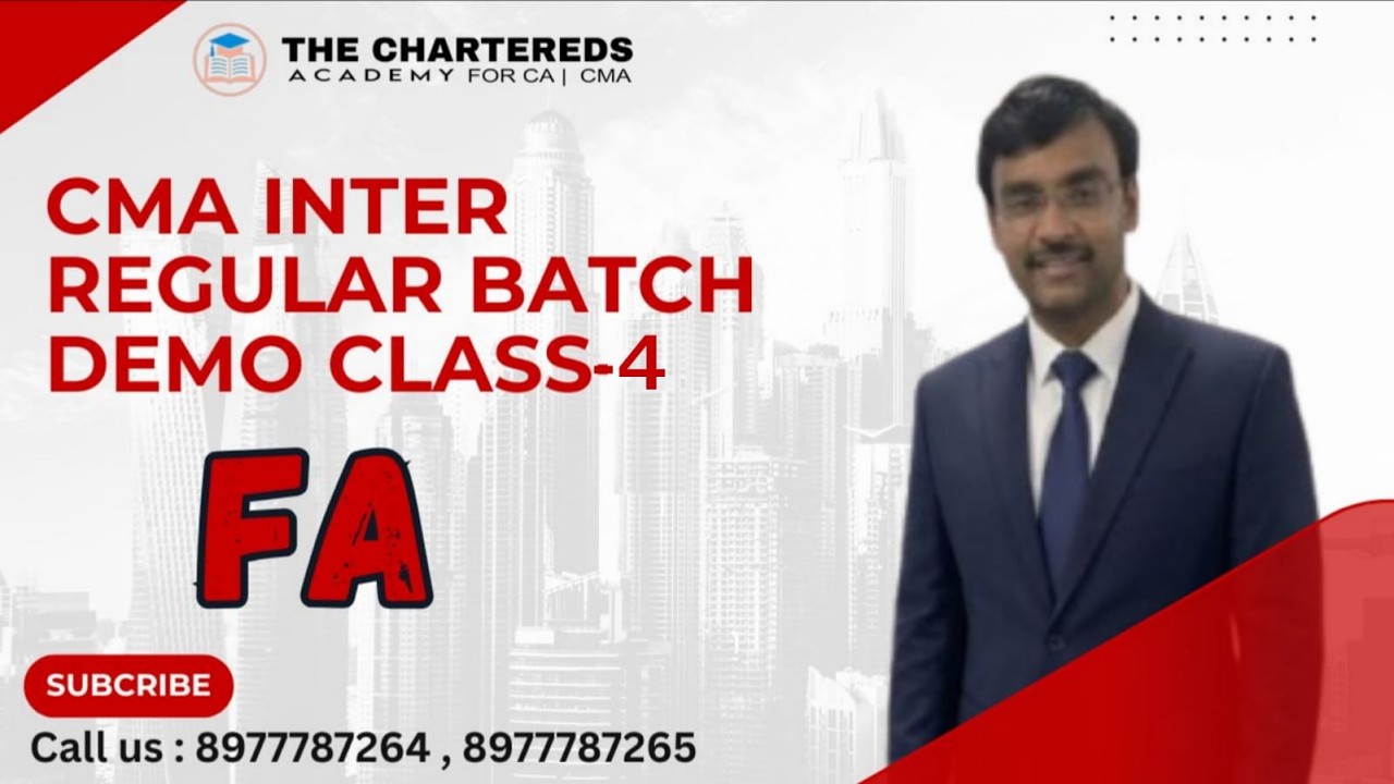 CMA inter FA Demo Class-04 For Dec 2026