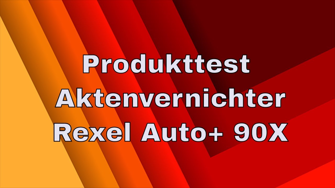 Produkttest des Aktenvernichters Rexel Auto+ 90x