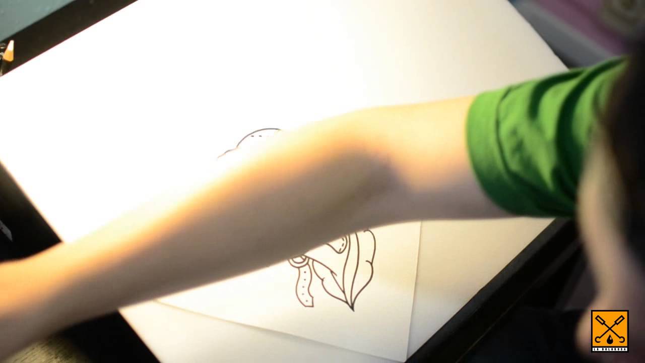 Traditional Tattoo Flash Watercolour Illustration | How I paint an Aviator Woman