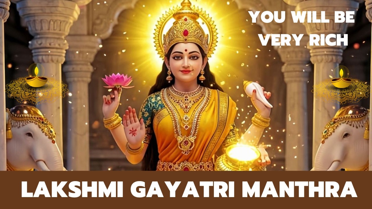 YOU’LL BE VERY RICH | Listen this every day  mahalakshmi Gayatri Mantra