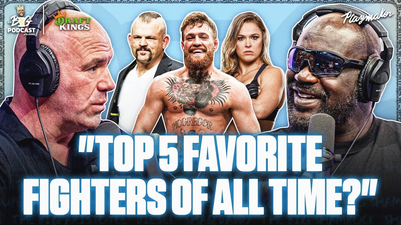 Dana White Surprised Shaq With His Top 5 Favorite Fighters Of All Time