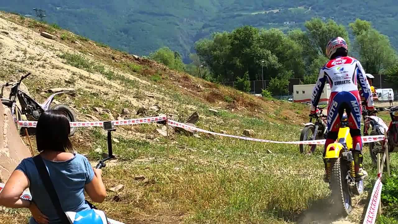 Adam Raga esibizione Bolzano swm trial storico