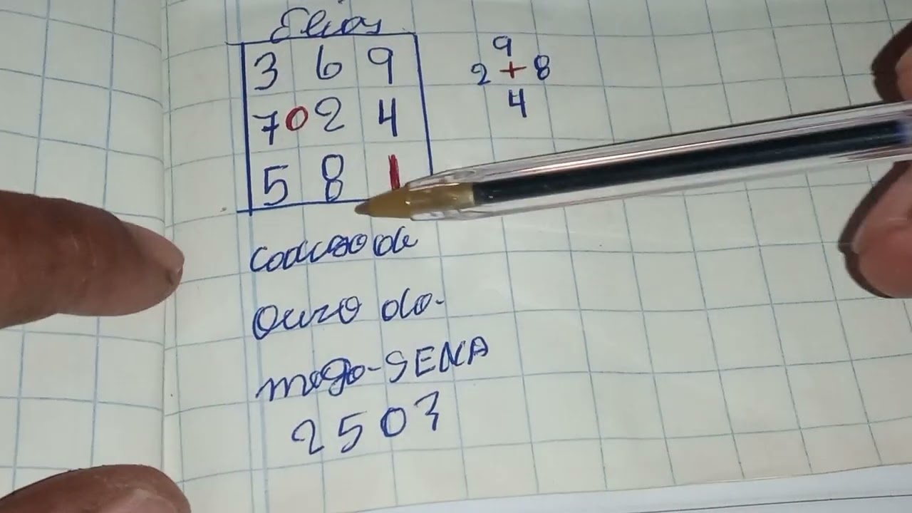 c&oacute;digo de ouro mega sena 2503