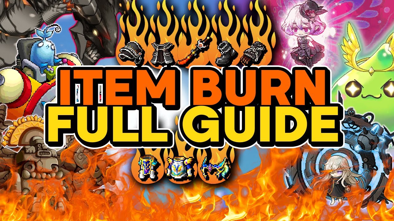 Clear ALL THE BOSSES - MapleStory Item Burning Guide and Tips