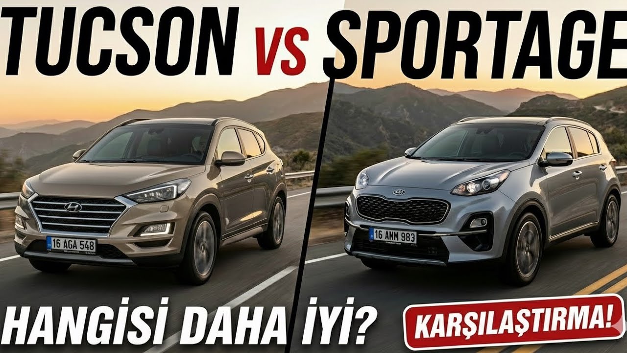 TUCSON VS SPORTAGE DETAYLI KARŞILAŞTIRMA/YORUM
