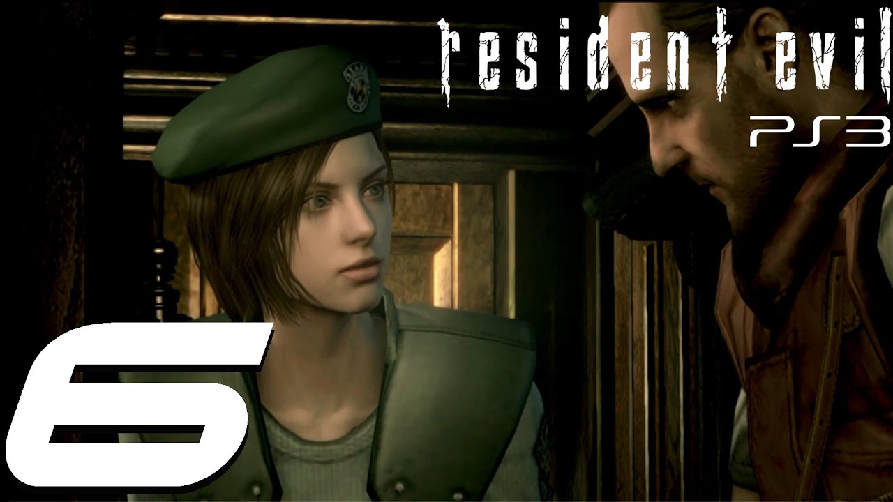 Resident Evil HD Remaster (PS3) - Jill Walkthrough Part 6 - Mother Neptune Shark
