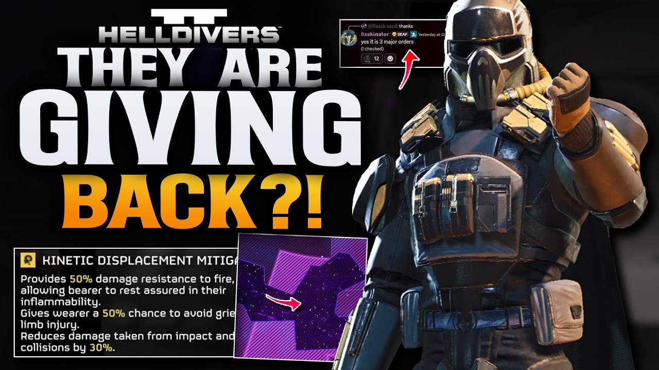 Helldivers 2: разработчики отвечают! Дневники разработчиков и пассивка брони?!