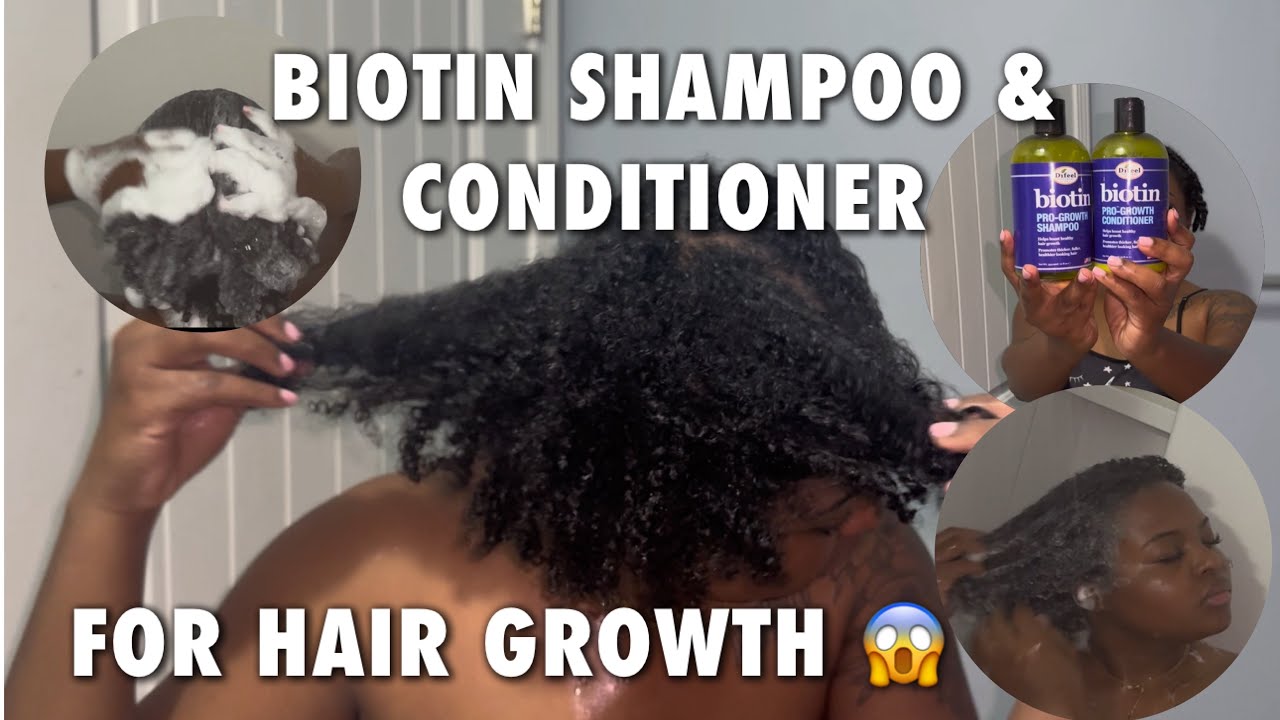 BIOTIN SHAMPOO & CONDITIONER FOR MASSIVE HAIR GROWTH | REVIEW 😱