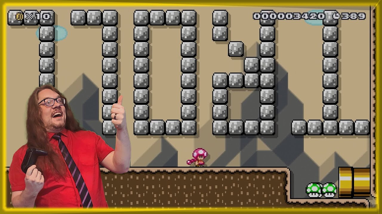 Что ты делаешь, Степ-Тоад? | Уровень тролля ► Super Mario Maker 2