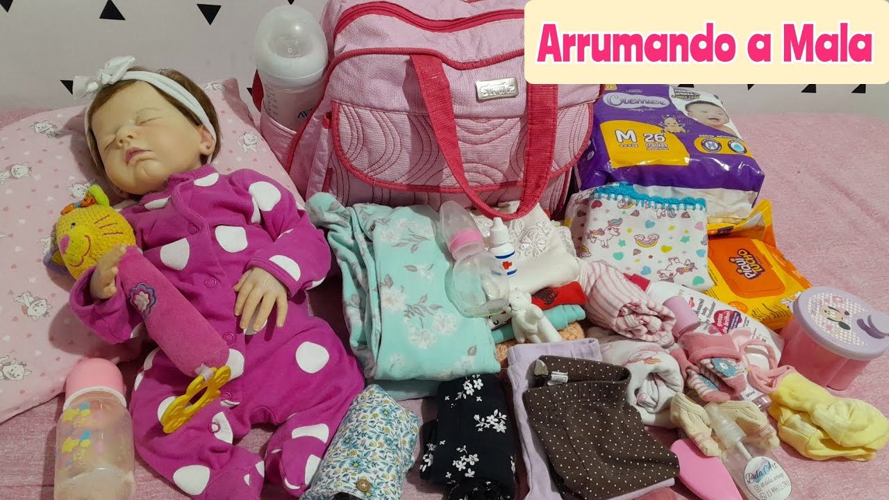 Arrumando a Mala de Viagem da minha Bebê Reborn