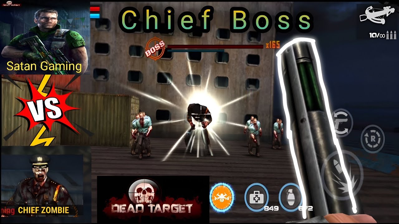 Dead Target: Zombie 🧟 || How To Defeat Your Boss So Quickly 😃(In Just 1.00 Min)⚡⚡ || Satan Gaming 🇮🇳