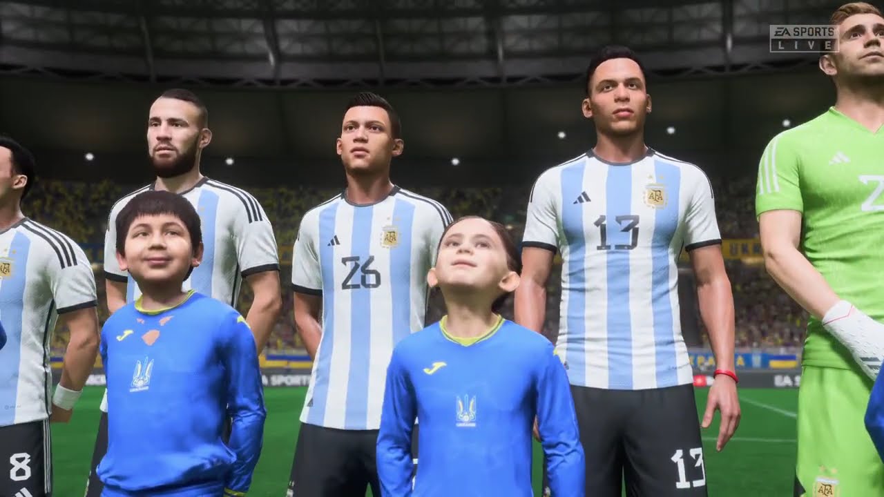Чемпионат мира по футболу FIFA 2026 | Аргентина против Украины | Отборочный футбольный матч | Гей...