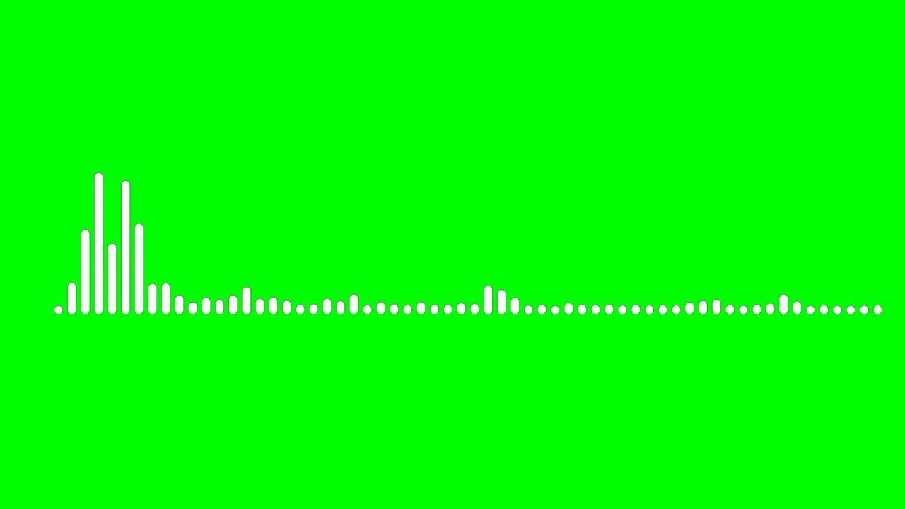 Green screen audio wave spectrum ||free download audio spectrum||no copyright🔥