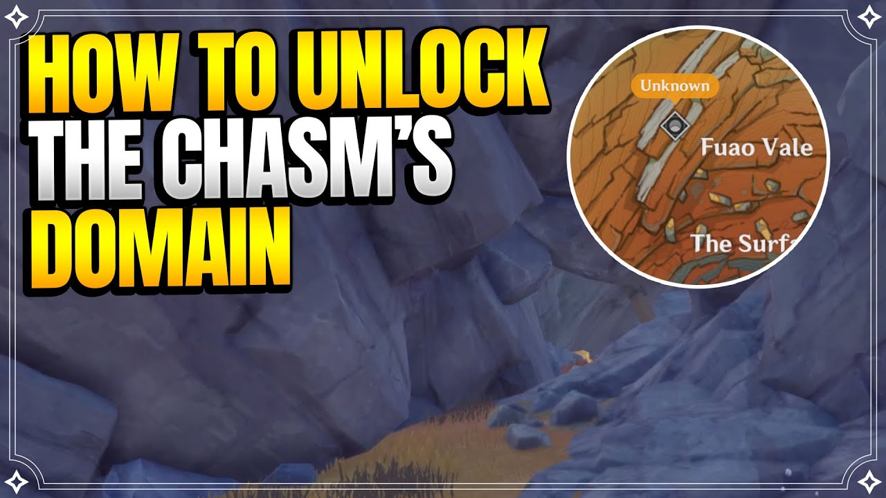 How to unlock The Chasm's Domain (The Lost Valley) | World Quests and Puzzles |【Genshin Impact】