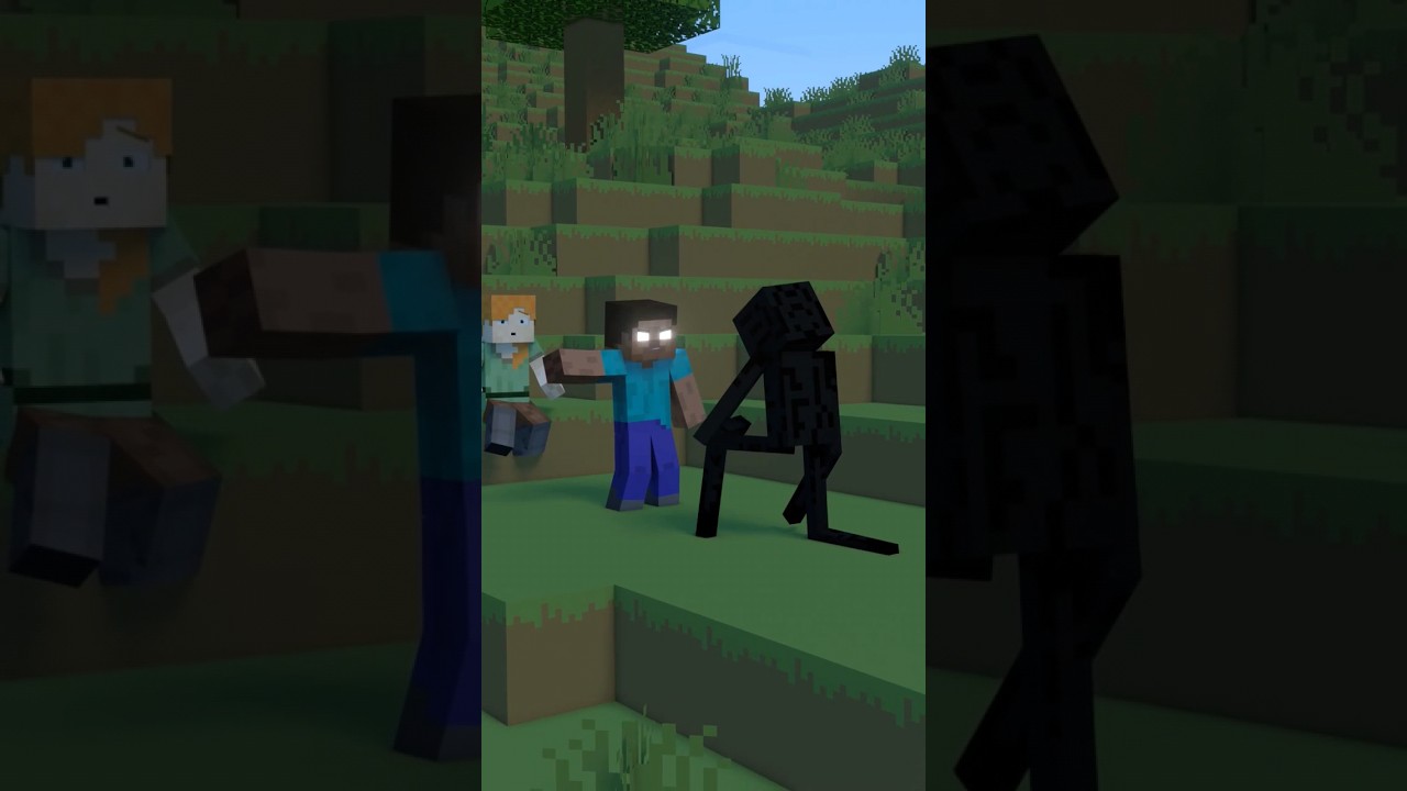 Don't worry. I'm here💪. #minecraft #animation #shorts #game