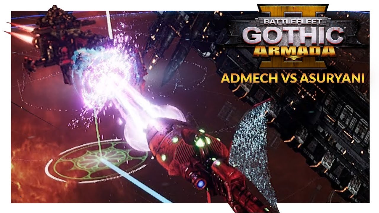 BATTLEFLEET GOTHIC ARMADA 2 | Adeptus Mechanicus vs Asuryani (1v1 Gameplay Ranked Battle 31)