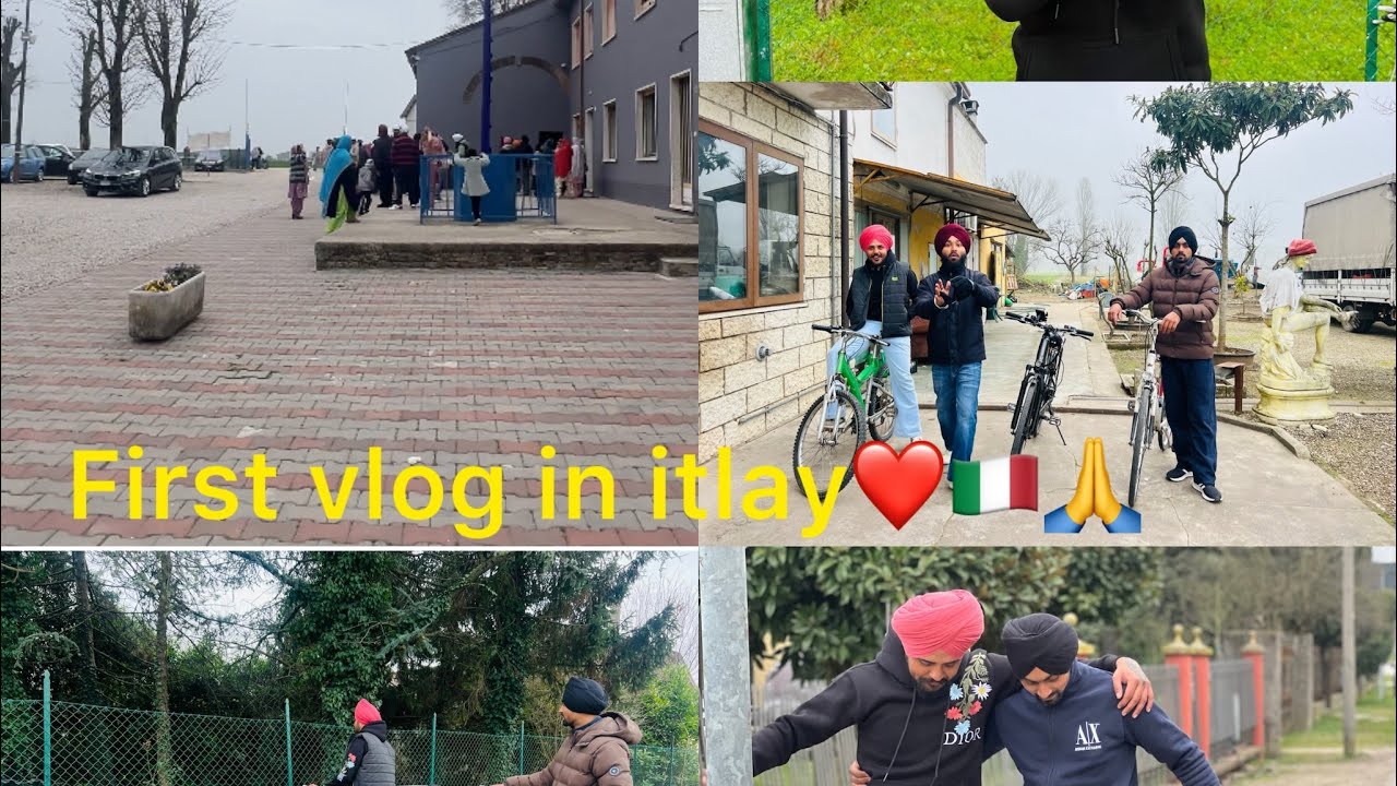 Punjabi in italy 🇮🇹❤️🙏kime di aa athe di life  #firstvlog #groundreality like and subscribe 