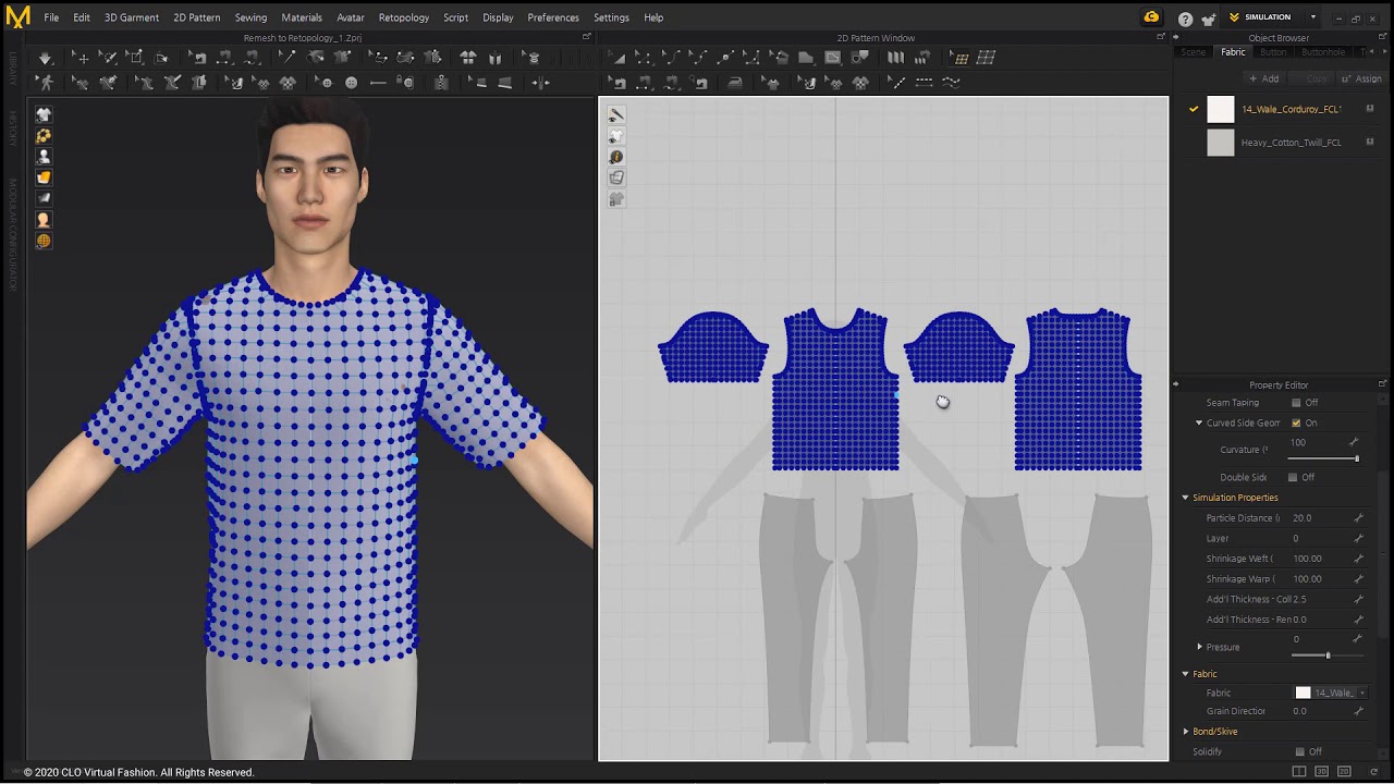 Marvelous Designer 9.5 New Features: Remeshing to Retopology