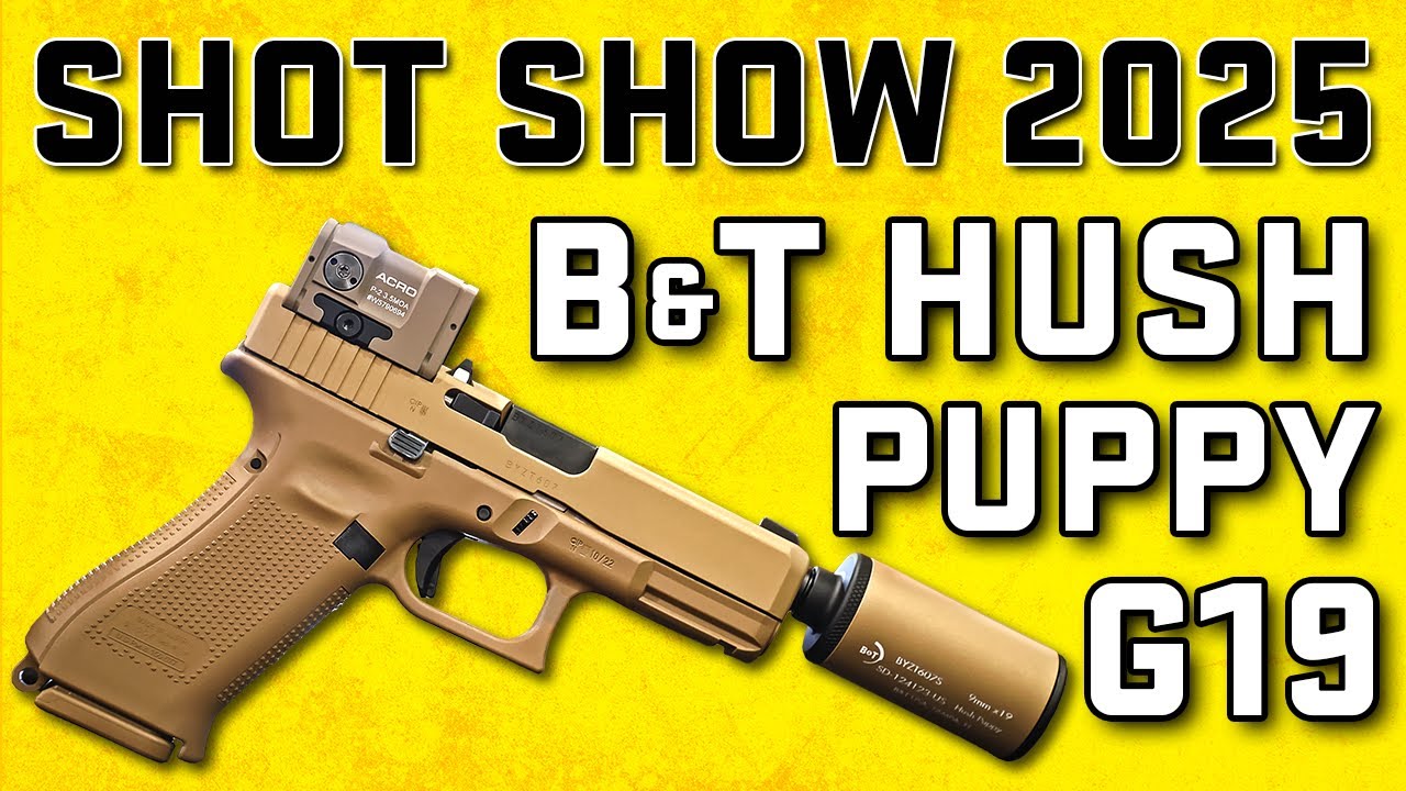 SHOT Show 2025 — B&T Hush Puppy Glock 19 + модульный глушитель MP5SD