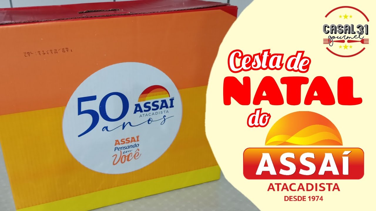 CESTA DE NATAL DO ASSAÍ PARA OS COLABORADORES (2024)