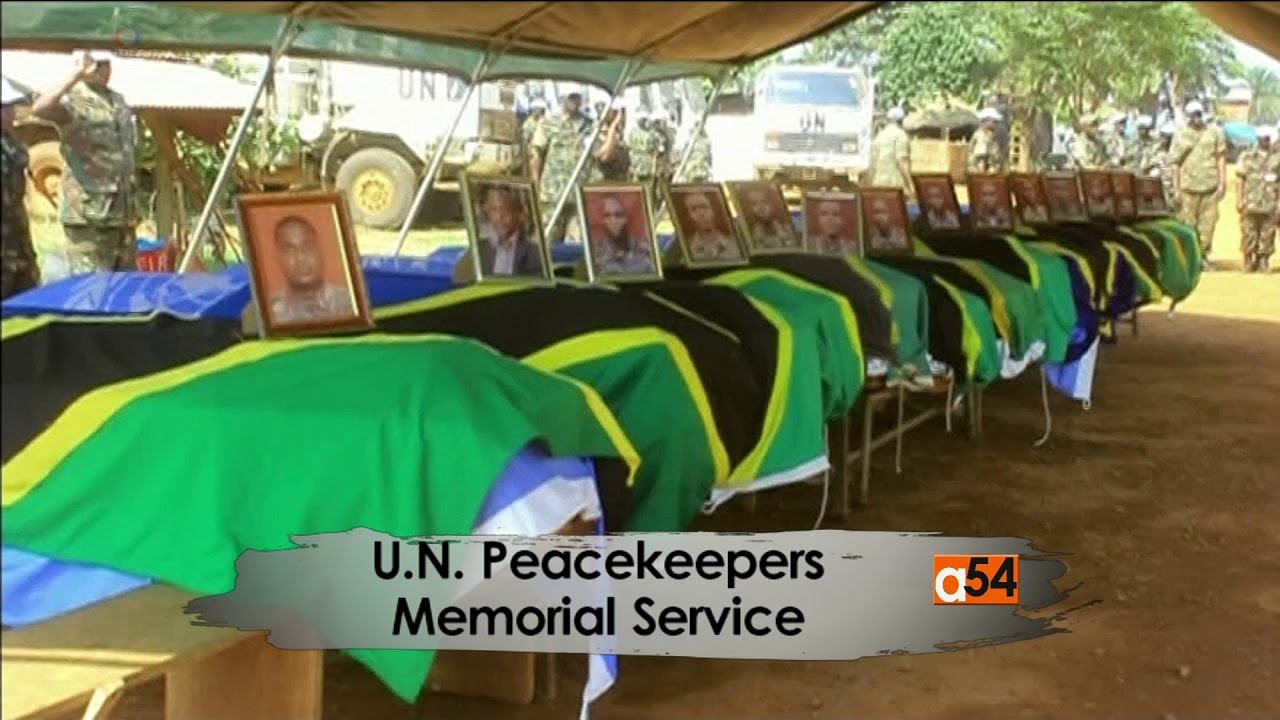 A Memorial Service for Peacekeepers Killed by Ugandan Rebels