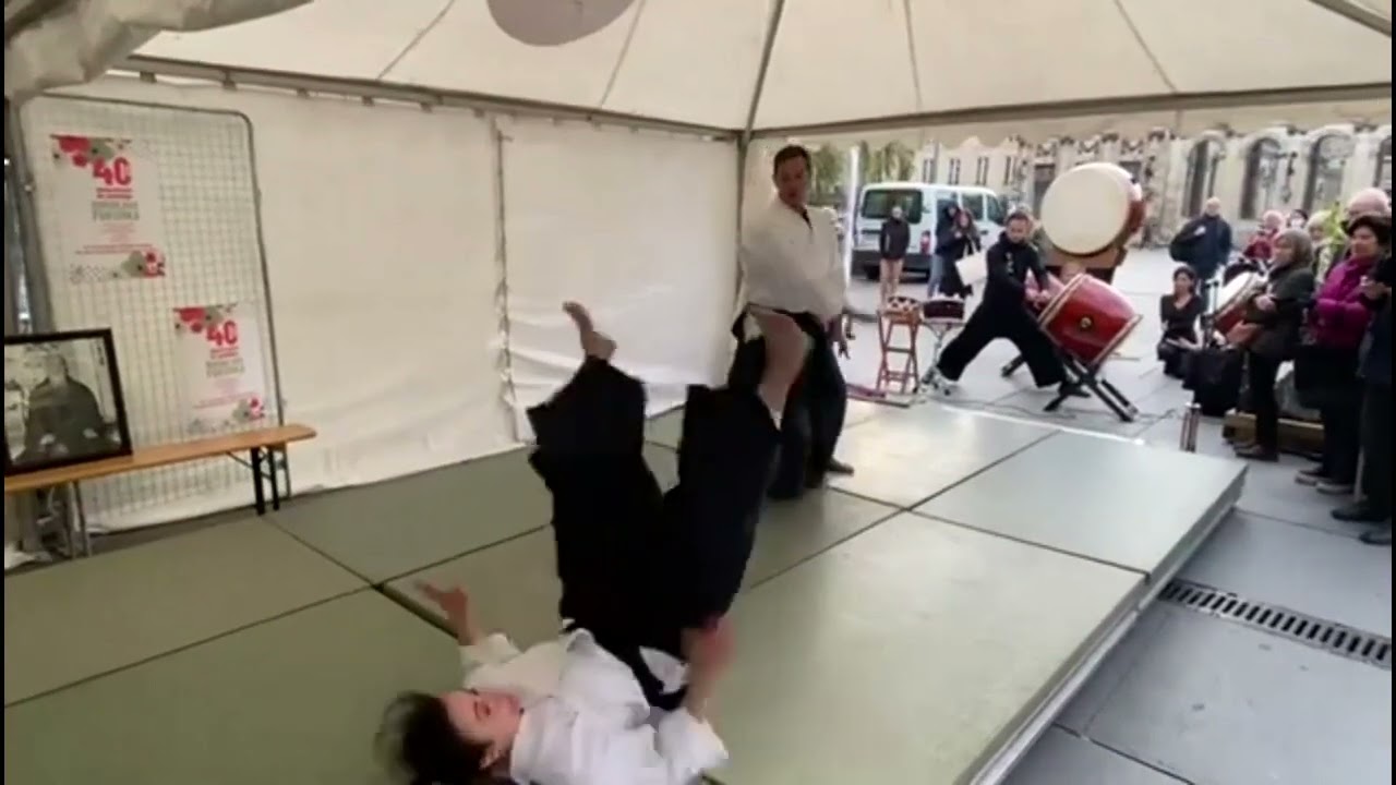 Démonstration d'Aïkido pour les 40ans du jumelage Bordeaux-Fukuoka /part3. Art martial japonais