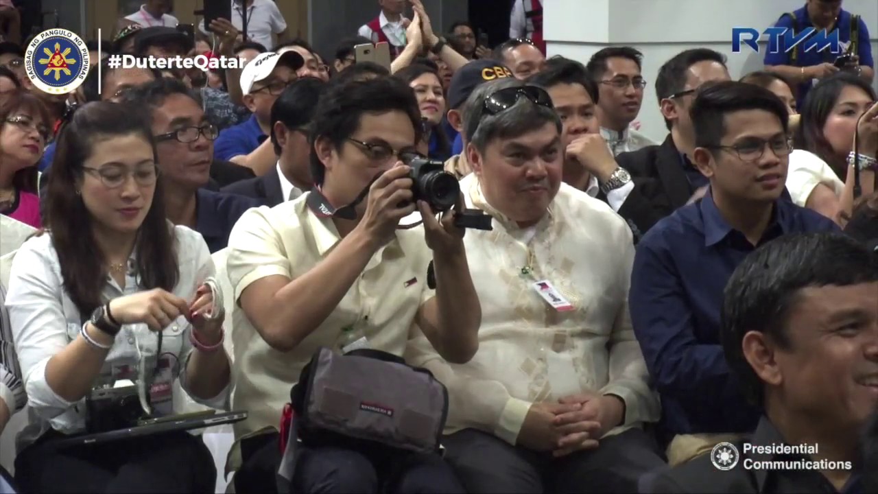 Meeting with the Filipino Community in Qatar (Speech) 4/15/2017