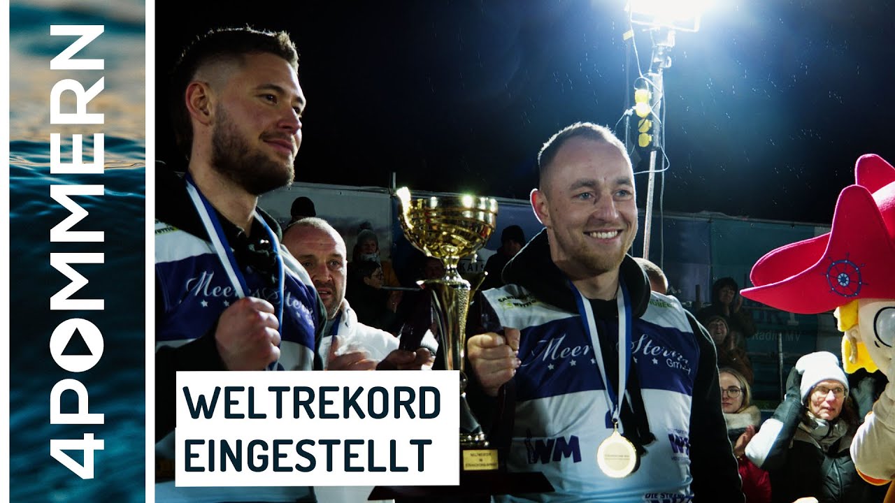Eisbaden und Wettrennen beim Winterstrandkorbfest I Usedom TV