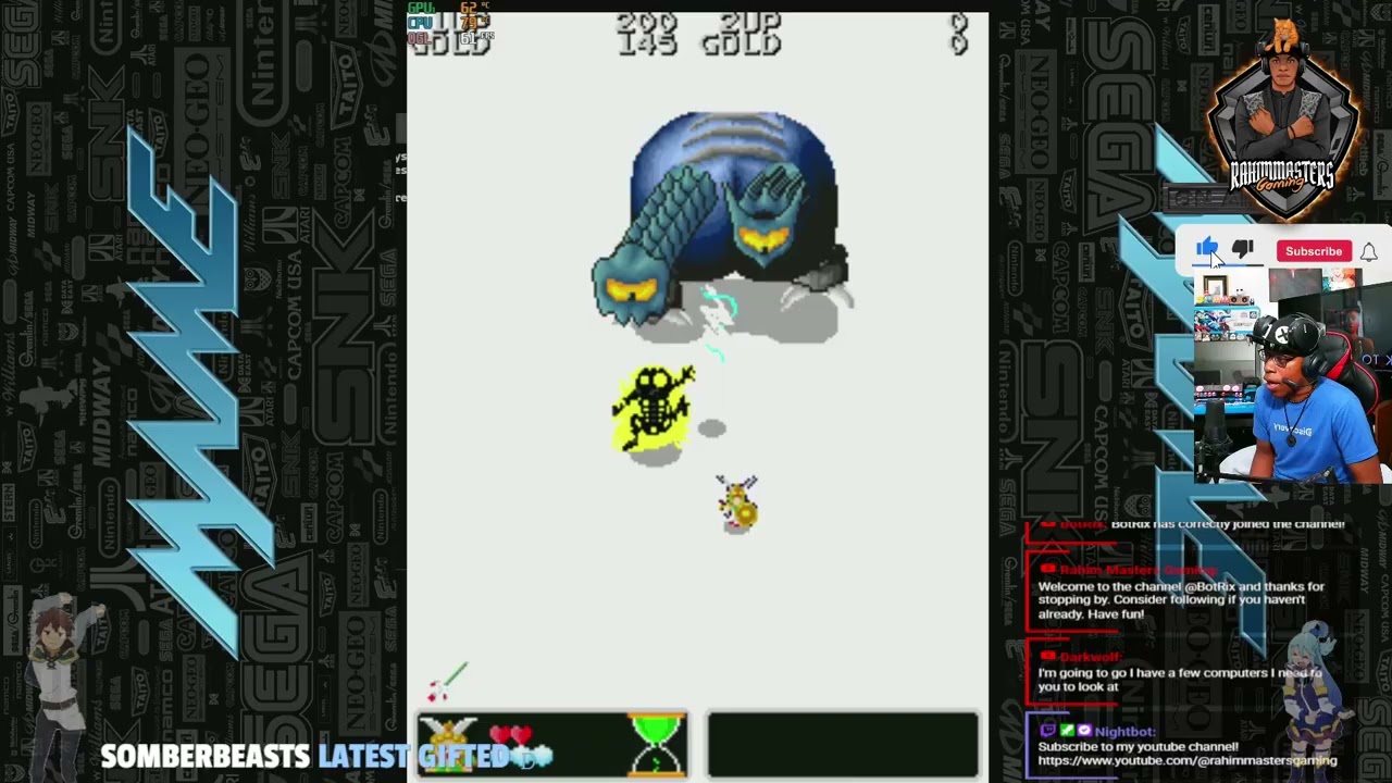 My most popular retro stream on twitch (trying random retro games via hypespin on demon time)