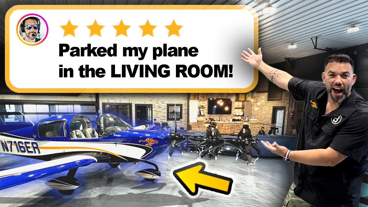 I Flew To The Most INSANE AirBnb! (Hangar-Home)