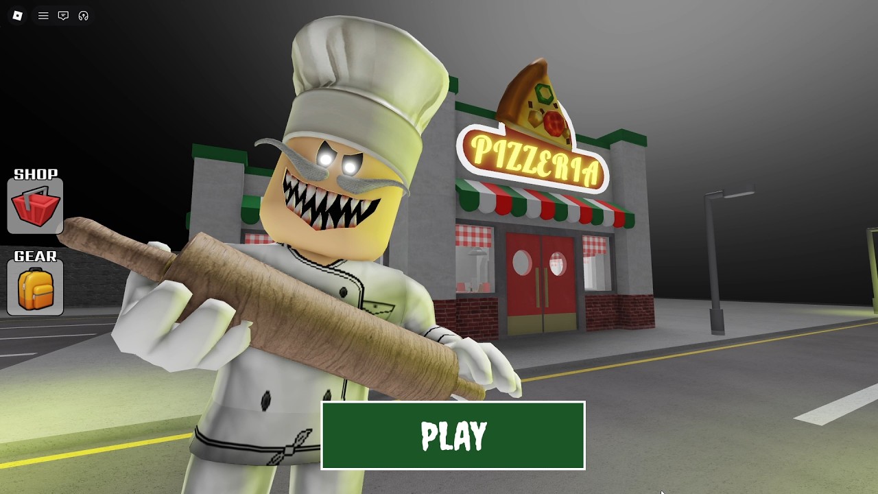 Escape Papa Pizza's Pizzeria!!! SCARY OBBY roblox! Gameplay Walkthrough No Death 4K