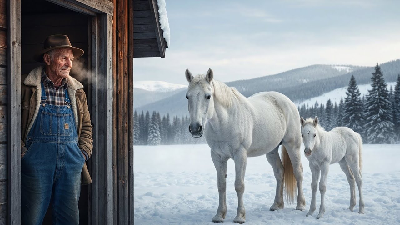 Poor Farmer Let a Giant Horse and Its Foals Enter His Cabin And Then Something Unbelievable Happened