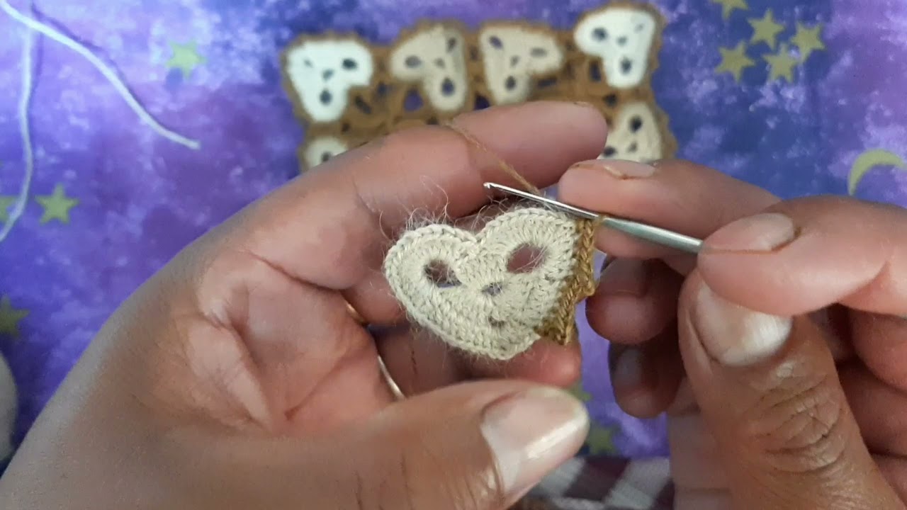 PUNTO CORAZON TEJIDO CON LANA DE ALPACA