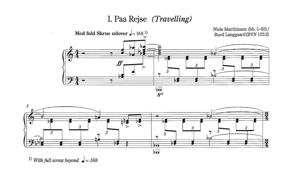 R. Langgaard - Sommerferie i Blekinge (Berit Johansen Tange, piano)