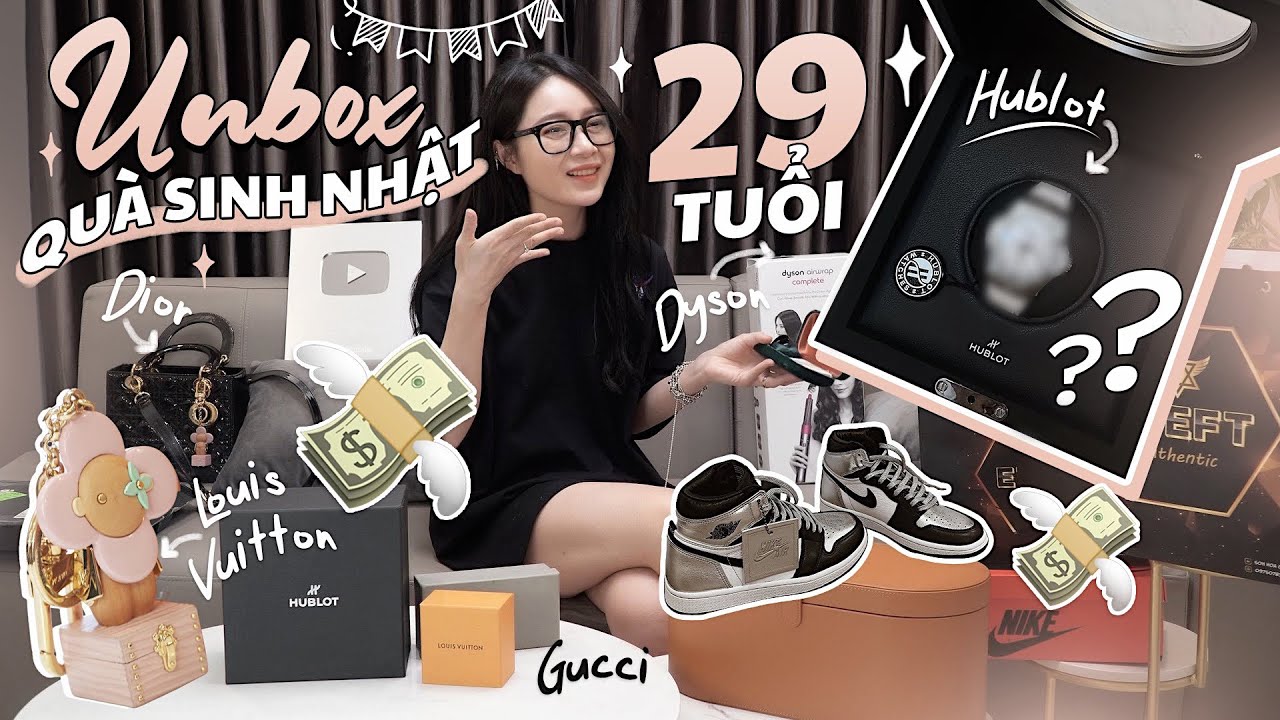 Vlog#86 ĐẬP HỘP QUÀ SINH NHẬT TUỔI 29 CỦA CHỊ GÀ TÂY TÂY