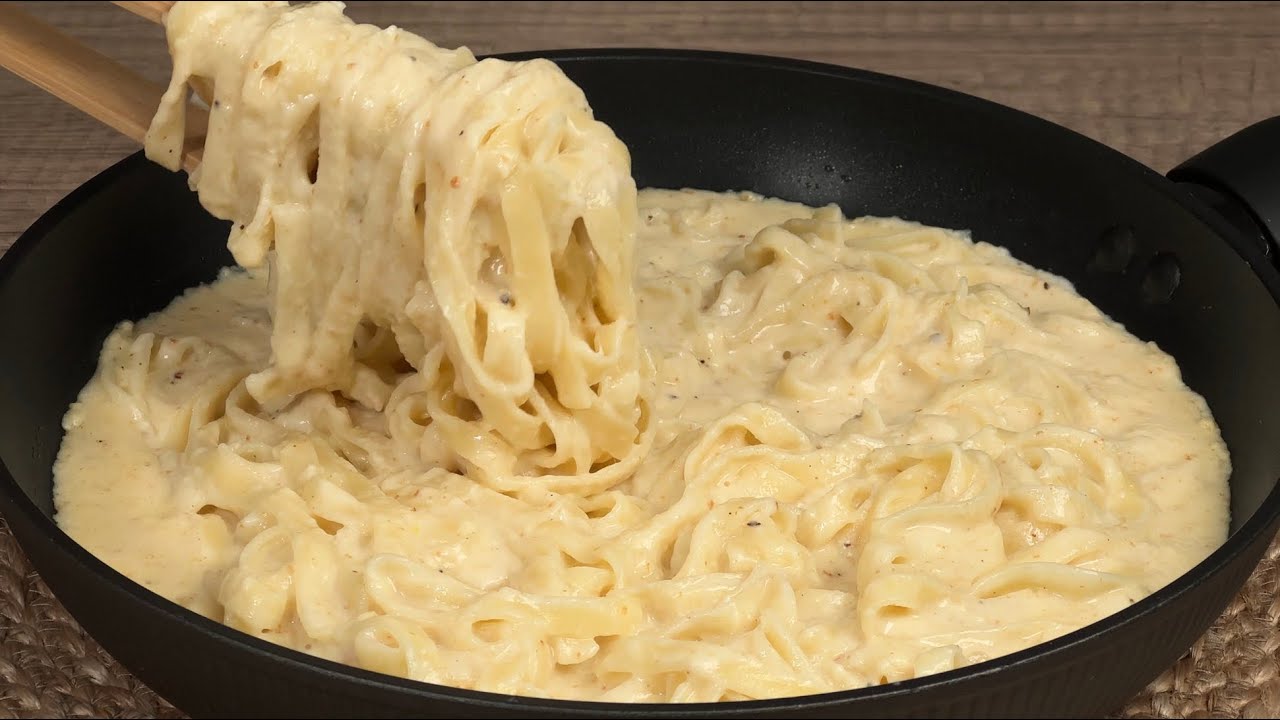 Nudeln mit Milch mischen! Diesen Trick habe ich in einem schicken Restaurant gelernt!