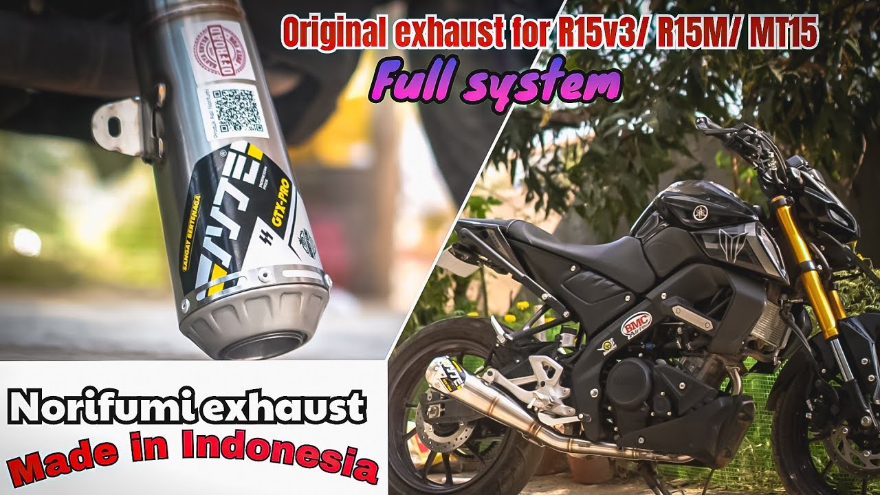 Yamaha MT15 Exhaust Modification/ Norifumi/ ASMR /Cinematic video